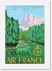 CP AIR FRANCE - CANADA (Jean Dore 1950) - A56 * 607 x 877 * (51KB)